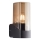 Brilliant - Outdoor-Wandleuchte MINOU 1xE27/10W/230V IP44 schwarz/rauchig