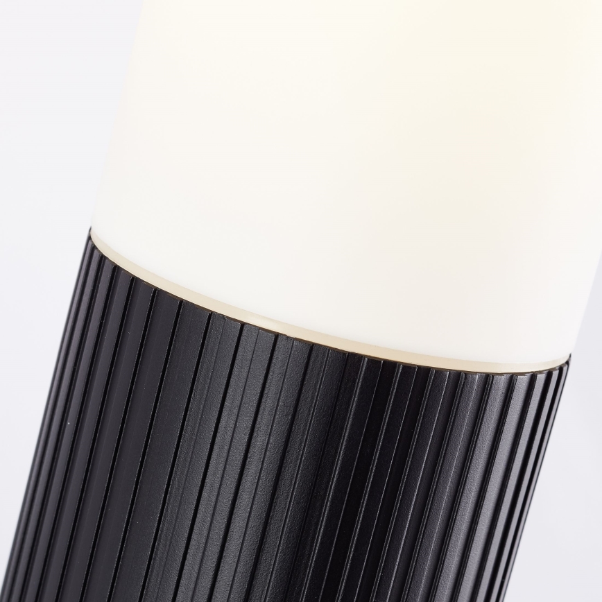 Brilliant - Outdoor-Wandleuchte mit Sensor KALEO 1xE27/10W/230V IP44 schwarz