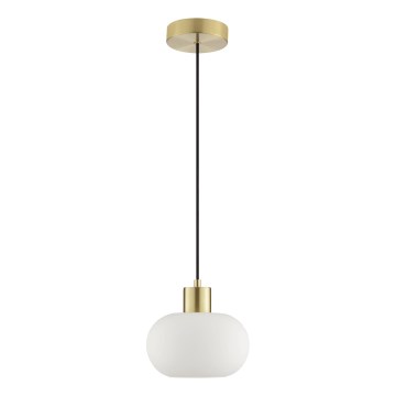 Brilliant - Pendelleuchte FANNY mit Kabel 1xE27/20W/230V Ø 22 cm Messing