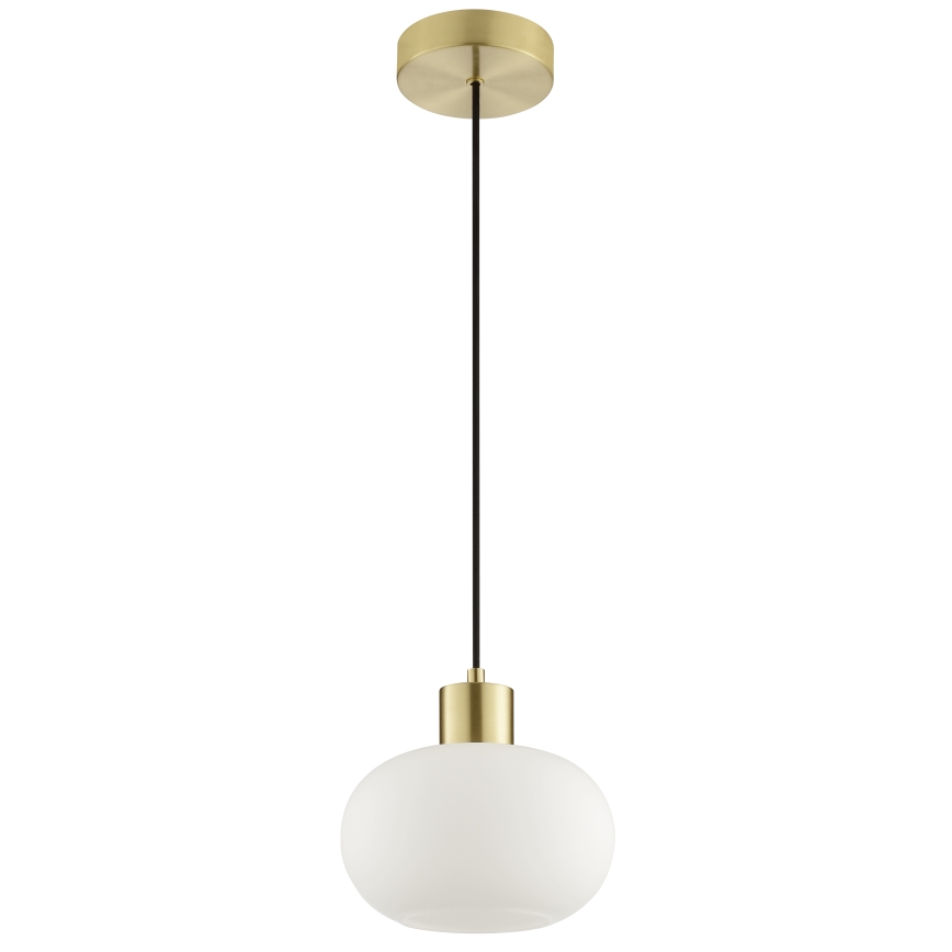 Brilliant - Pendelleuchte FANNY mit Kabel 1xE27/20W/230V Ø 22 cm Messing