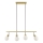 Brilliant - Pendelleuchte JORGE an Seil, 4xG9/10W/230V, Messing