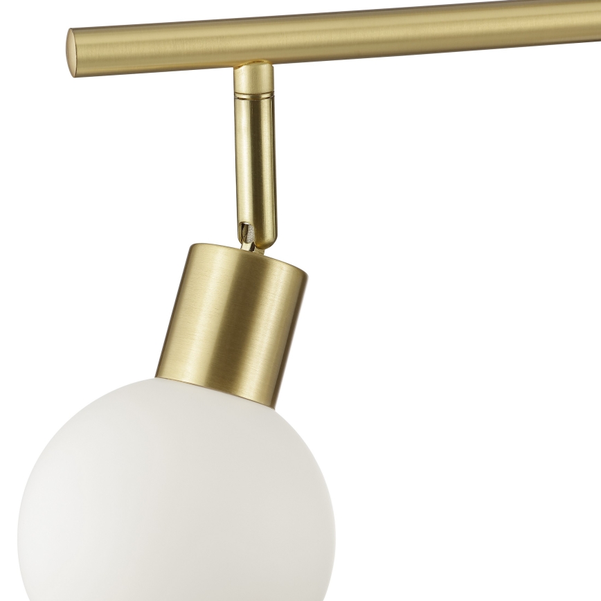 Brilliant - Pendelleuchte JORGE an Seil, 4xG9/10W/230V, Messing