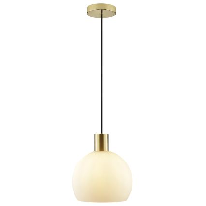 Brilliant - Pendelleuchte mit Kabel CONY 1xE27/20W/230V, Ø 25 cm, Messing
