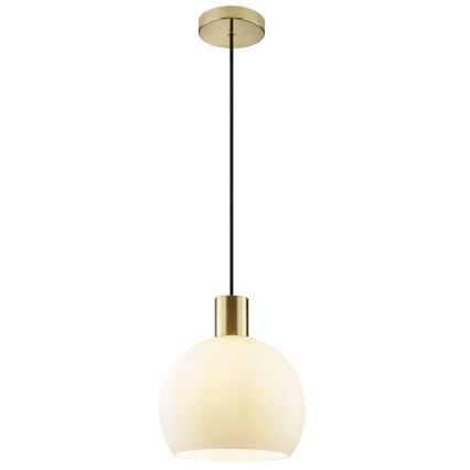 Brilliant - Pendelleuchte mit Kabel CONY 1xE27/20W/230V, Ø 25 cm, Messing