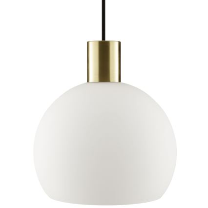 Brilliant - Pendelleuchte mit Kabel CONY 1xE27/20W/230V, Ø 25 cm, Messing