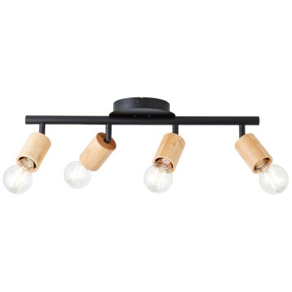 Brilliant - Spotleuchte 4xE27/28W/230V Bambus