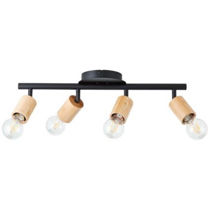 Brilliant - Spotleuchte 4xE27/28W/230V Bambus