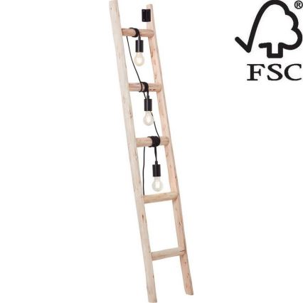 Brilliant - Stehleuchte LADDER 3xE27/42W/230V - FSC -zertifiziert