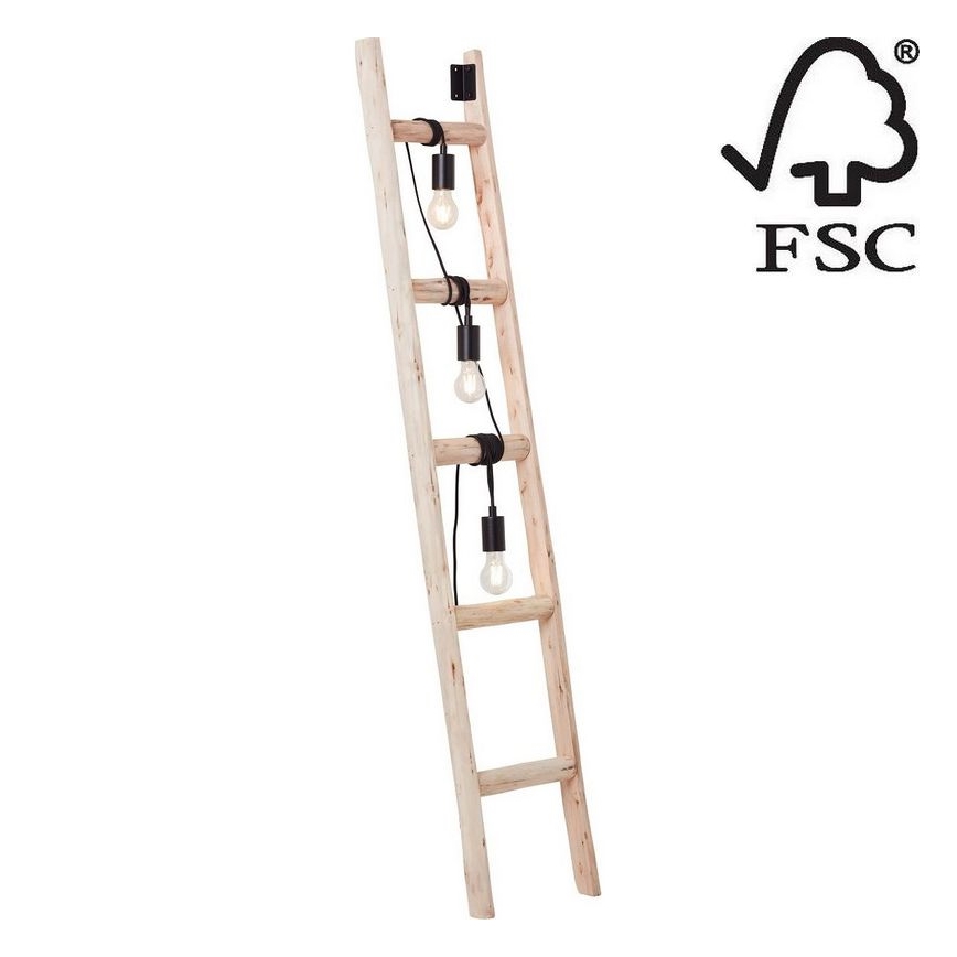 Brilliant - Stehleuchte LADDER 3xE27/42W/230V - FSC -zertifiziert