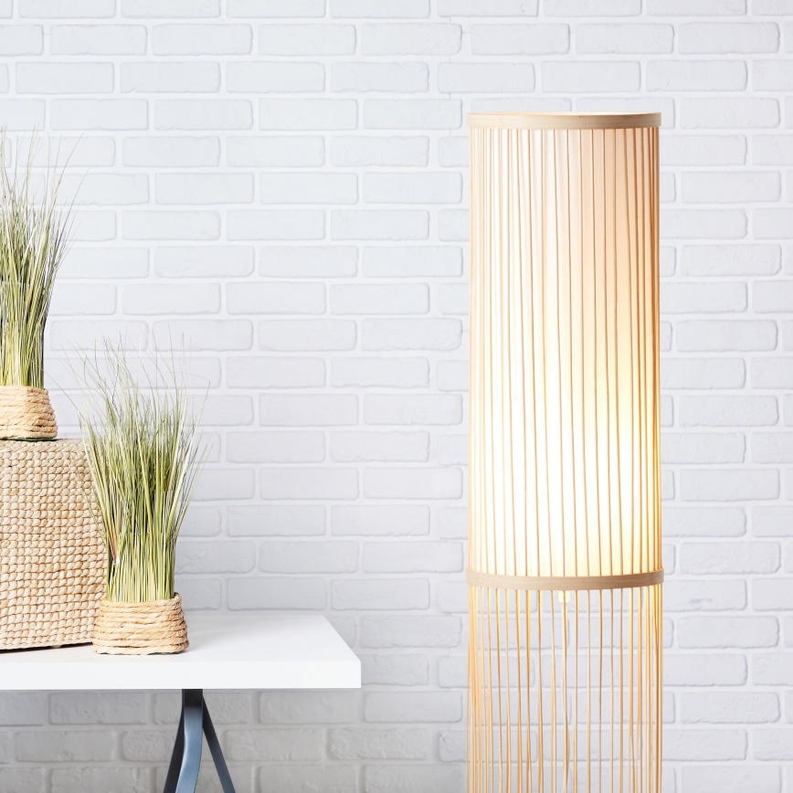 Brilliant - Stehleuchte NORI 1xE27/40W/230V Bambus