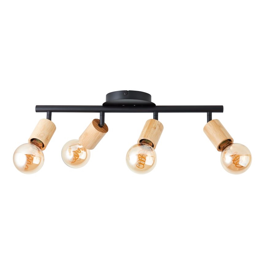 Brilliant - Strahler TIFFANY 4xE27/28W/230V Bambus