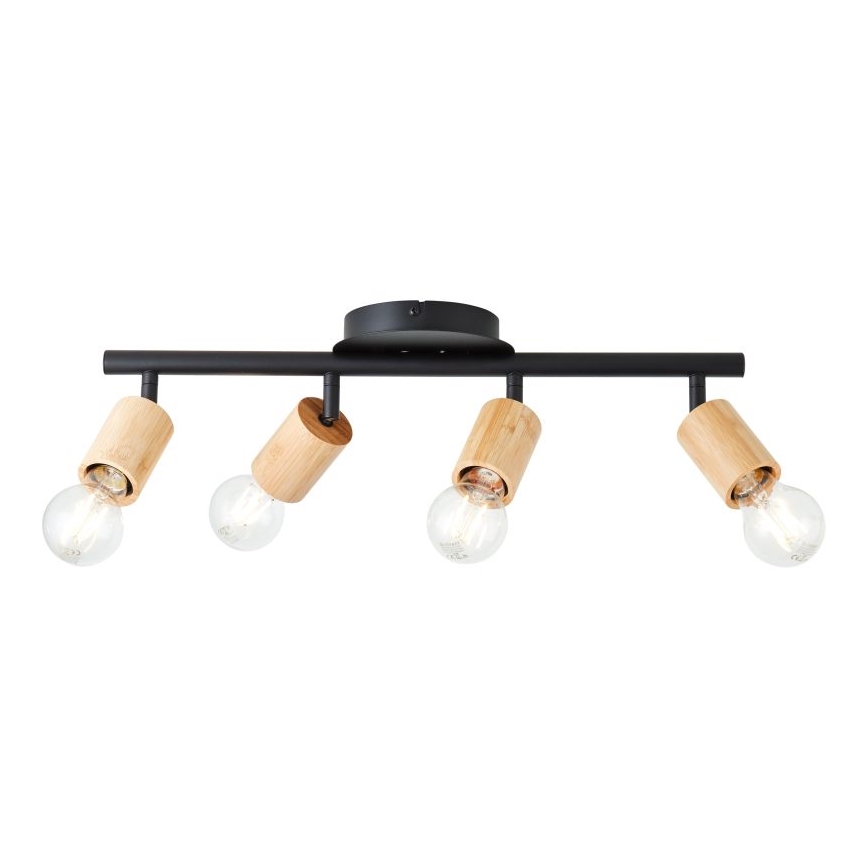 Brilliant - Strahler TIFFANY 4xE27/28W/230V Bambus