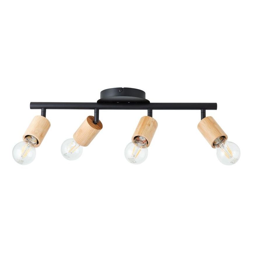 Brilliant - Strahler TIFFANY 4xE27/28W/230V Bambus