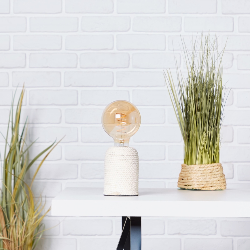 Brilliant - Tischlampe CARDU 1xE27/40W/230V beige