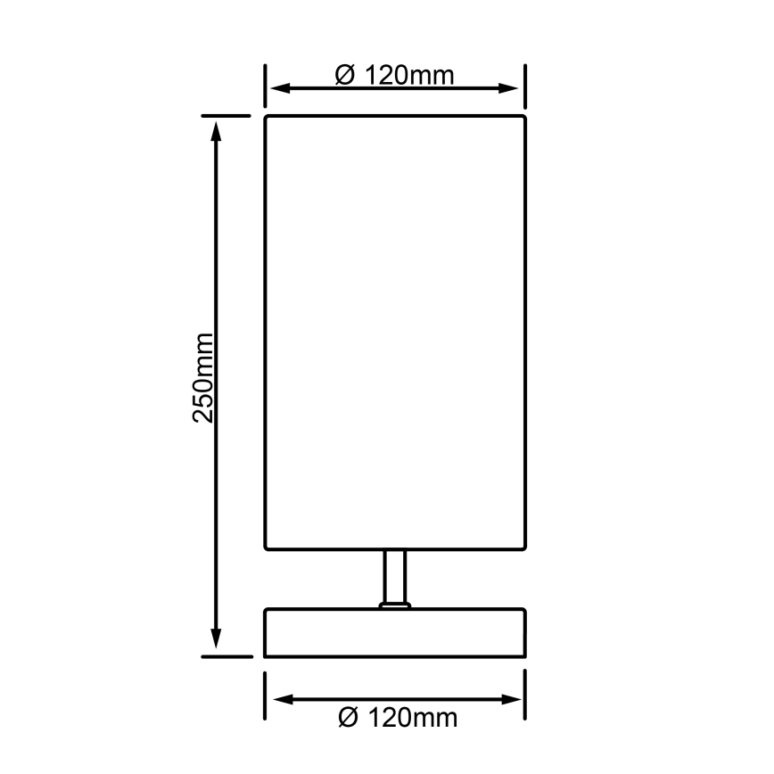 Brilliant - Tischlampe CLARIE 1x E14/40W/230V mattchrom/weiß