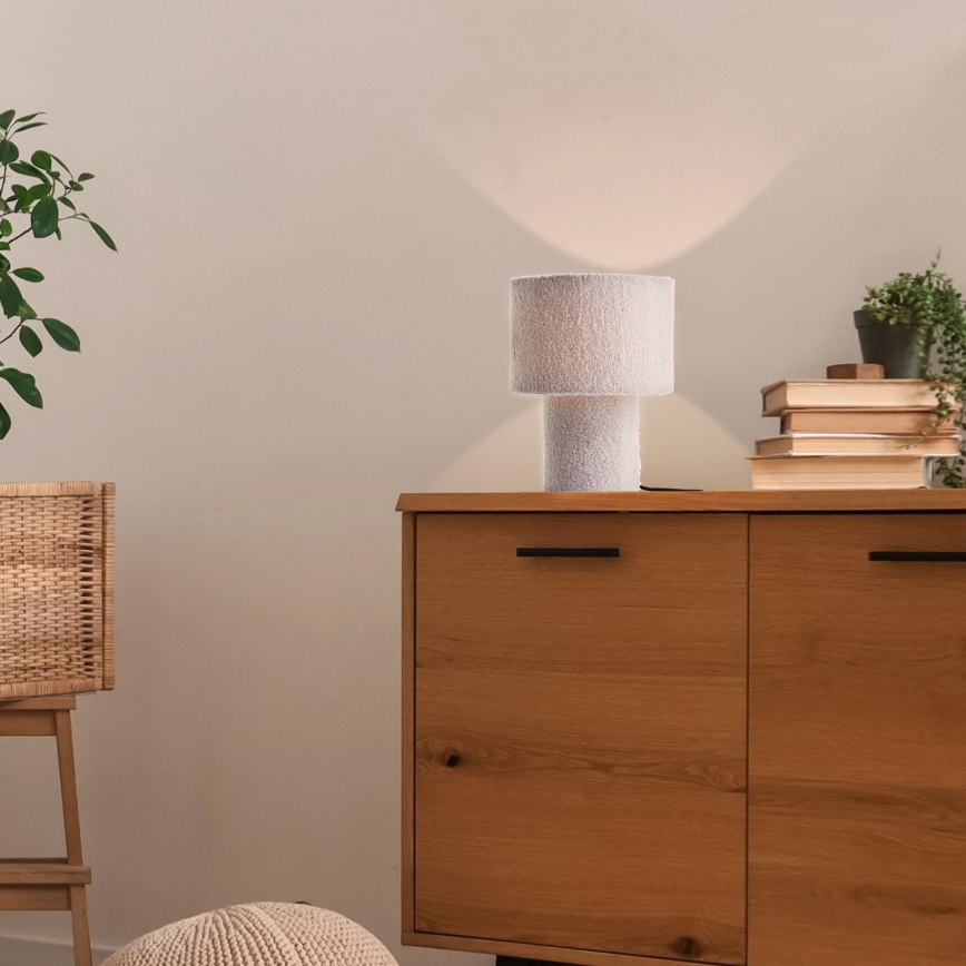 Brilliant - Tischlampe TEDDY 1xE27/20W/230V grau