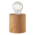 Brilliant - Tischlampe WOODRA 1xE27/20W/230V Kiefer