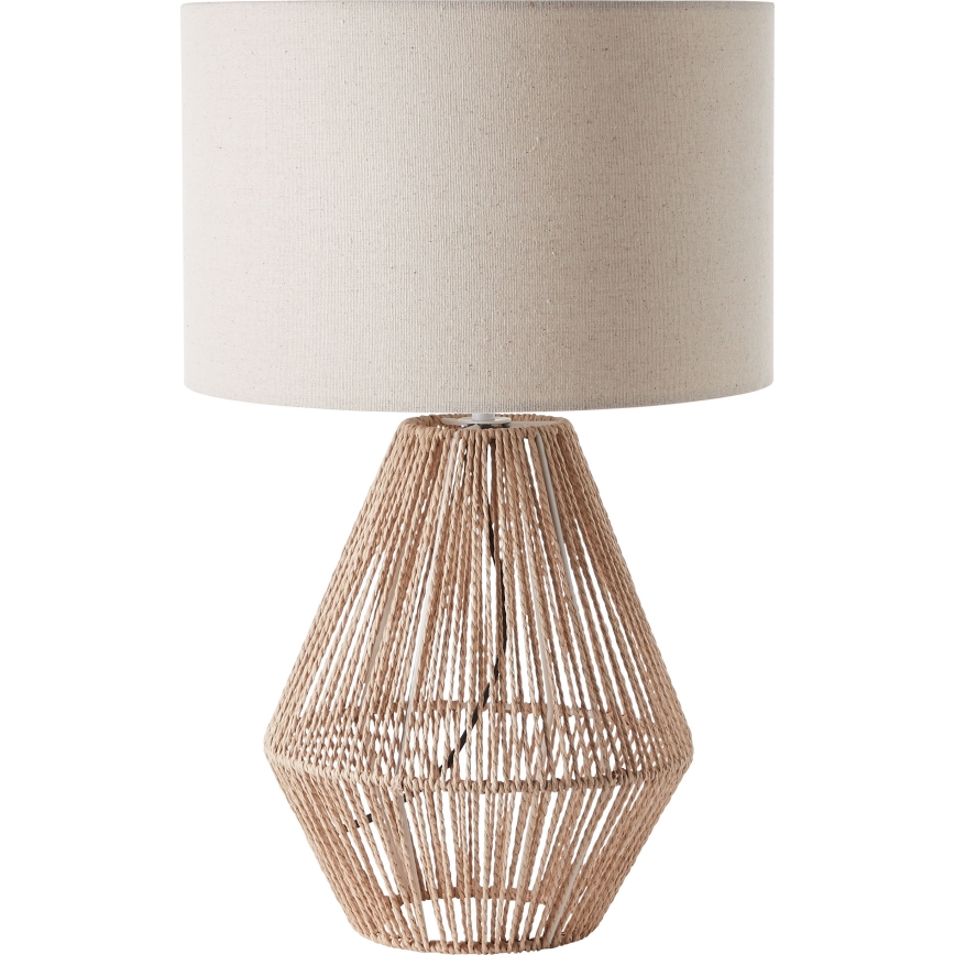 Brilliant - Tischleuchte LARAINE 1xE27/42W/230V beige
