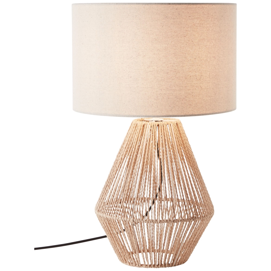 Brilliant - Tischleuchte LARAINE 1xE27/42W/230V beige