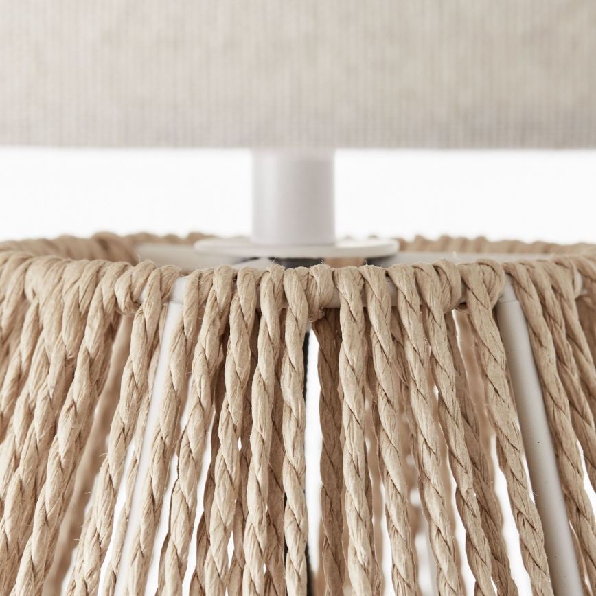 Brilliant - Tischleuchte LARAINE 1xE27/42W/230V beige