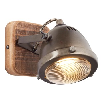 Brilliant - Wand-Spotleuchte CARMEN WOOD 1xGU10/5W/230V Eukalyptus
