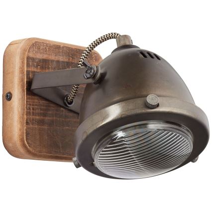 Brilliant - Wand-Spotleuchte CARMEN WOOD 1xGU10/5W/230V Eukalyptus