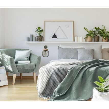 Brilliant - Wandleuchte GIADA 1xE27/40W/230V grün - FSC -zertifiziert