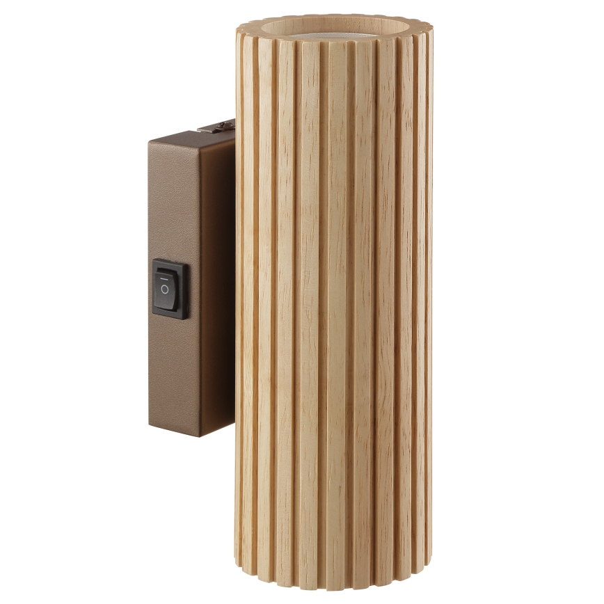 Brilliant - Wandleuchte LAKEWOOD 2xGU10/10W/230V braun