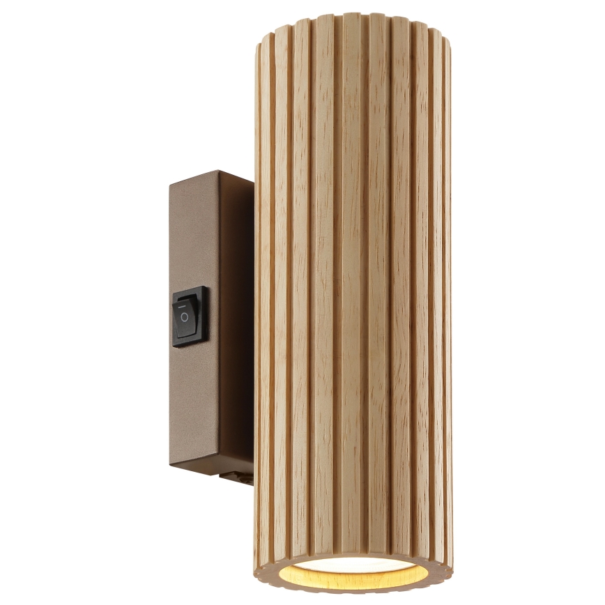 Brilliant - Wandleuchte LAKEWOOD 2xGU10/10W/230V braun