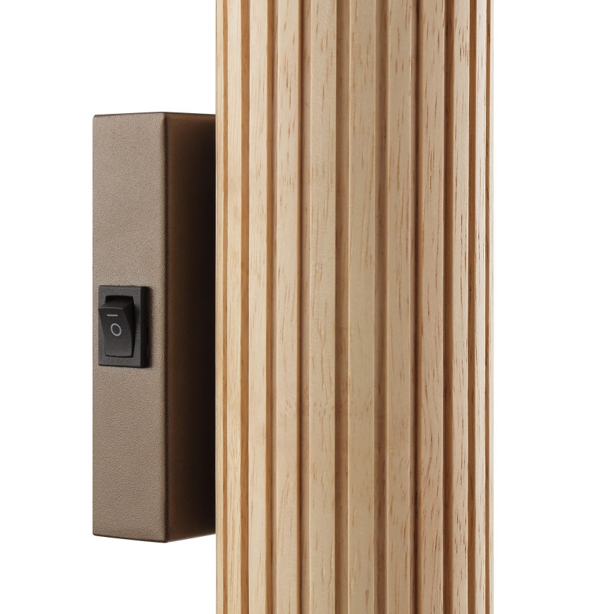Brilliant - Wandleuchte LAKEWOOD 2xGU10/10W/230V braun