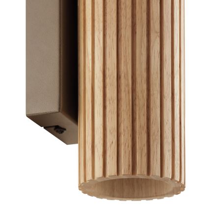 Brilliant - Wandleuchte LAKEWOOD 2xGU10/10W/230V braun