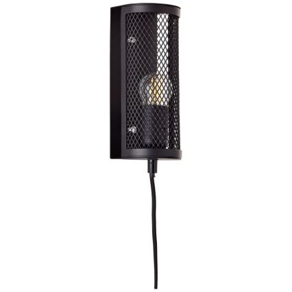 Brilliant - Wandleuchte MAZE 1xE27/40W/230V schwarz