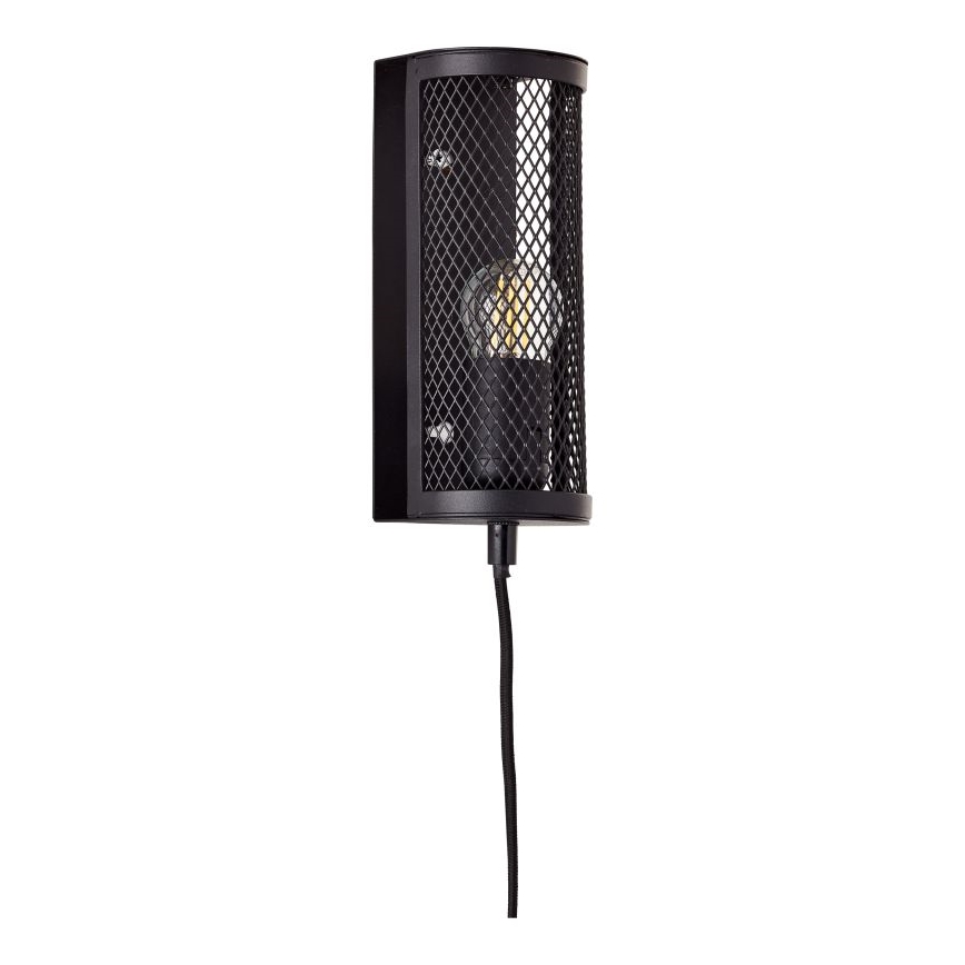 Brilliant - Wandleuchte MAZE 1xE27/40W/230V schwarz