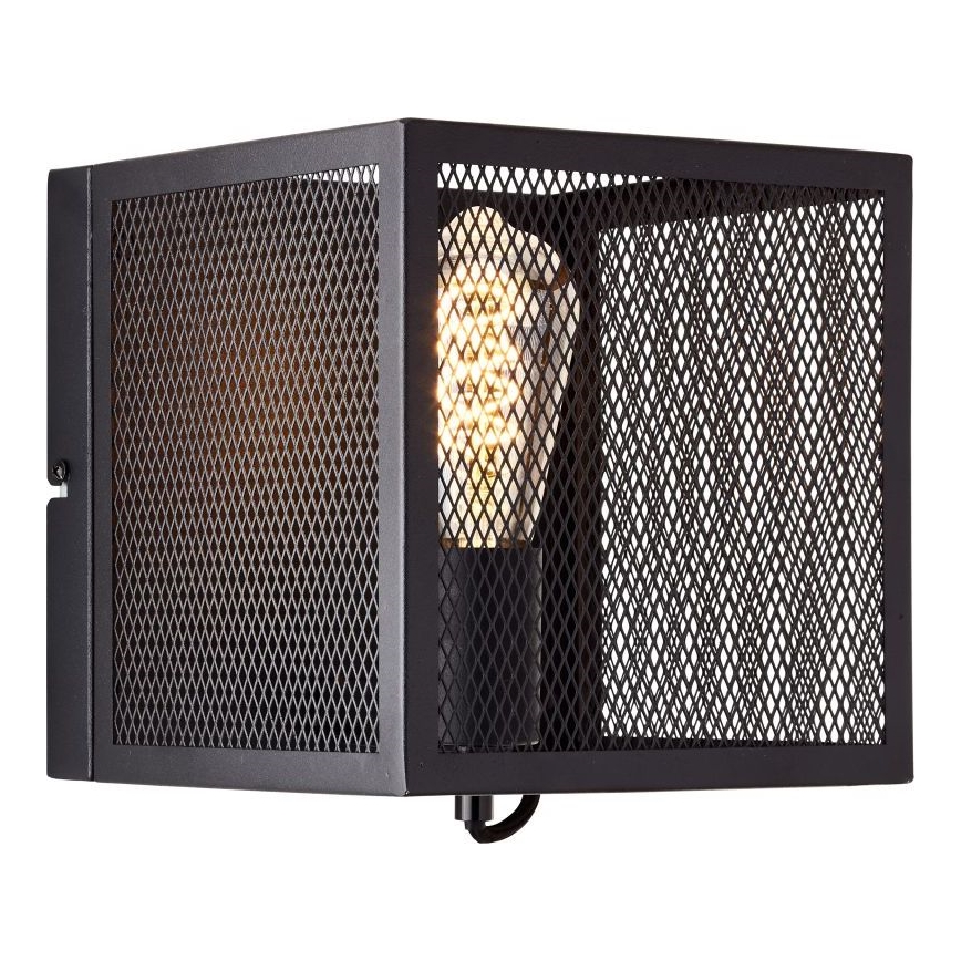 Brilliant - Wandleuchte MAZE 1xE27/40W/230V schwarz