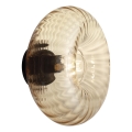 Brilliant - Wandleuchte NEVIL 1xE27/20W/230V schwarz/rauchbeige