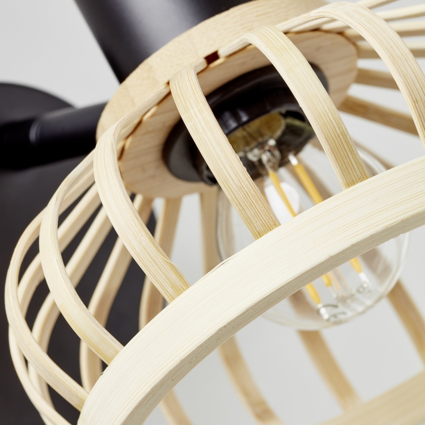 Brilliant - Wandleuchte NORAH 1xE14/28W/230V Bambus