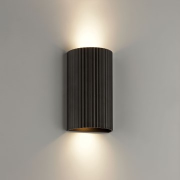 Brilliant - Wandleuchte UNDULA 2xGU10/10W/230V schwarz