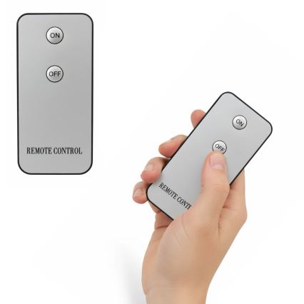 BRILLO 3er-Set LED-Kerzen, LED/2xAA, schwarz + Fernbedienung