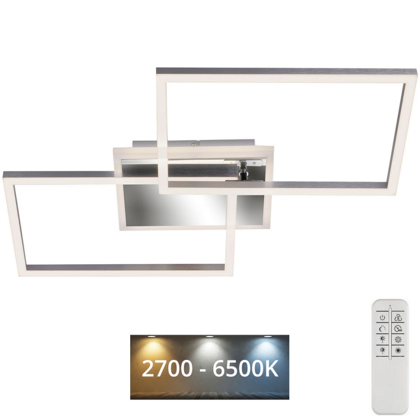 Brilo - Dimmbare LED-Aufbauleuchte FRAME 2xLED/20W/230V 2700-6500K + Fernbedienung