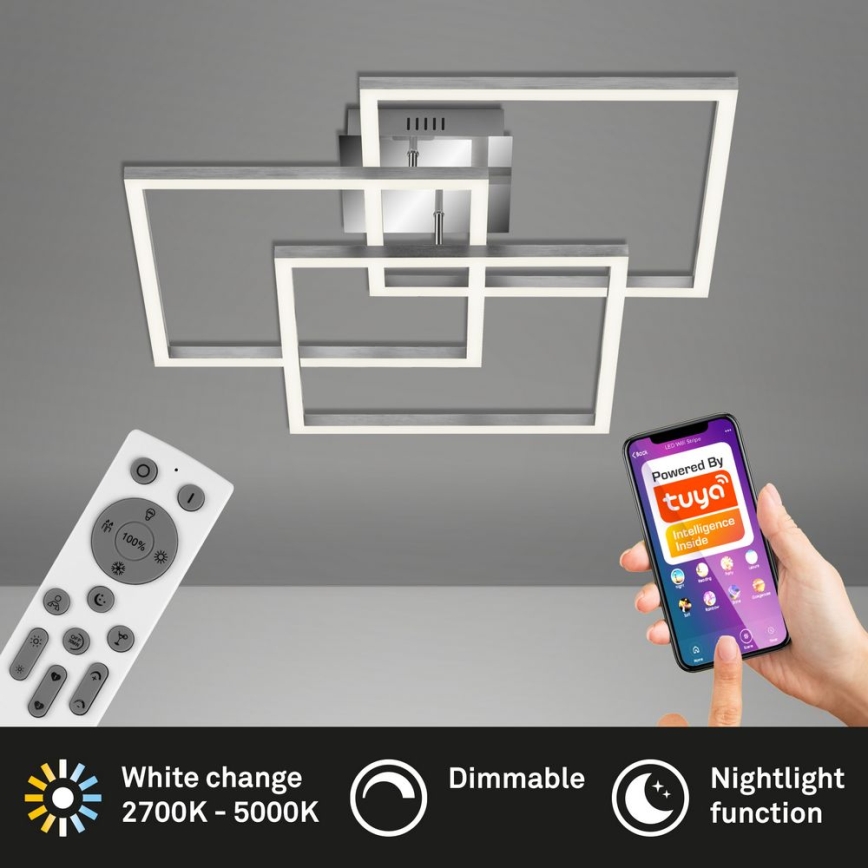 Brilo - Dimmbare LED-Aufbauleuchte FRAME LED/40W/230V 2700-5000K Wi-Fi Tuya + Fernbedienung