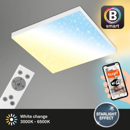 Brilo - Dimmbare LED-Deckenleuchte FRAMELESS LED/24W/230V 3000-6500K Wi-Fi Tuya + Fernbedienung