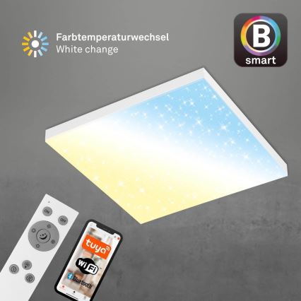 Brilo - Dimmbare LED-Deckenleuchte FRAMELESS LED/24W/230V 3000-6500K Wi-Fi Tuya + Fernbedienung