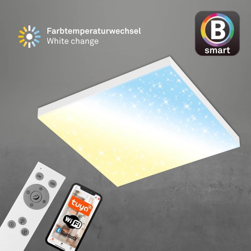Brilo - Dimmbare LED-Deckenleuchte FRAMELESS LED/24W/230V 3000-6500K Wi-Fi Tuya + Fernbedienung