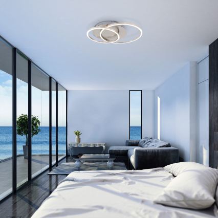 Brilo - dimmbare LED-Deckenleuchte FRAMES LED/14W/230V + LED/22W 3000K