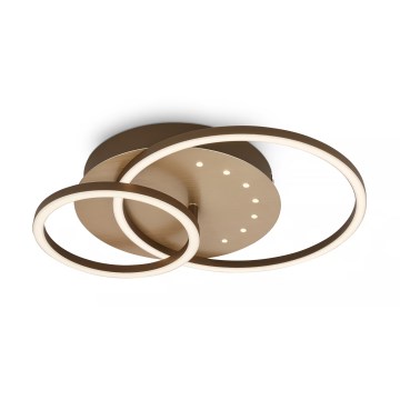 Brilo - Dimmbare LED-Deckenleuchte LED/26W/230V 3000K Braun