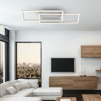 Brilo - dimmbare LED-Deckenleuchte LED/30W/230V 3000K mattchrom