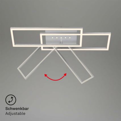 Brilo - dimmbare LED-Deckenleuchte LED/30W/230V 3000K mattchrom