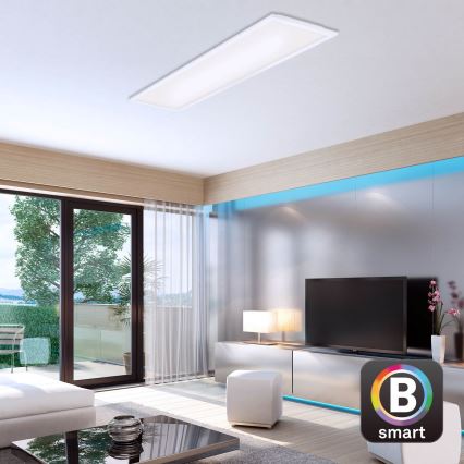 Brilo - Dimmbare LED-Deckenleuchte PIATTO LED/28W/230V 3000-6500K Wi-Fi Tuya + Fernbedienung