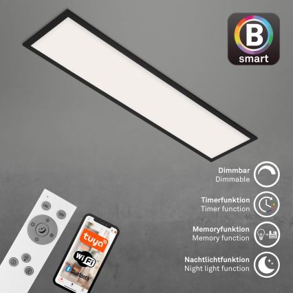 Brilo - Dimmbare LED-Deckenleuchte PIATTO LED/28W/230V 3000-6500K Wi-Fi Tuya + Fernbedienung