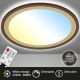 Brilo - Dimmbare LED-Deckenleuchte SLIM LED/22W/230V 2700-6500K + Fernbedienung